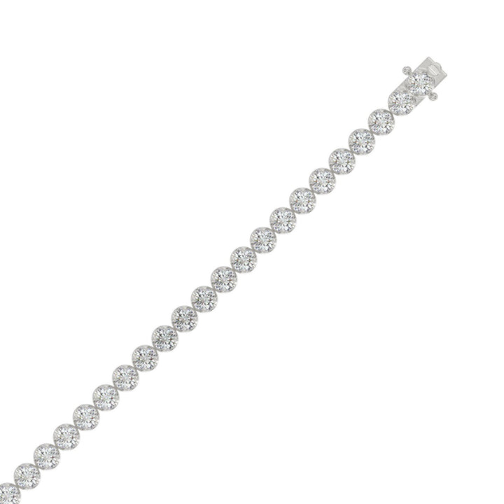 9K White Gold, top view