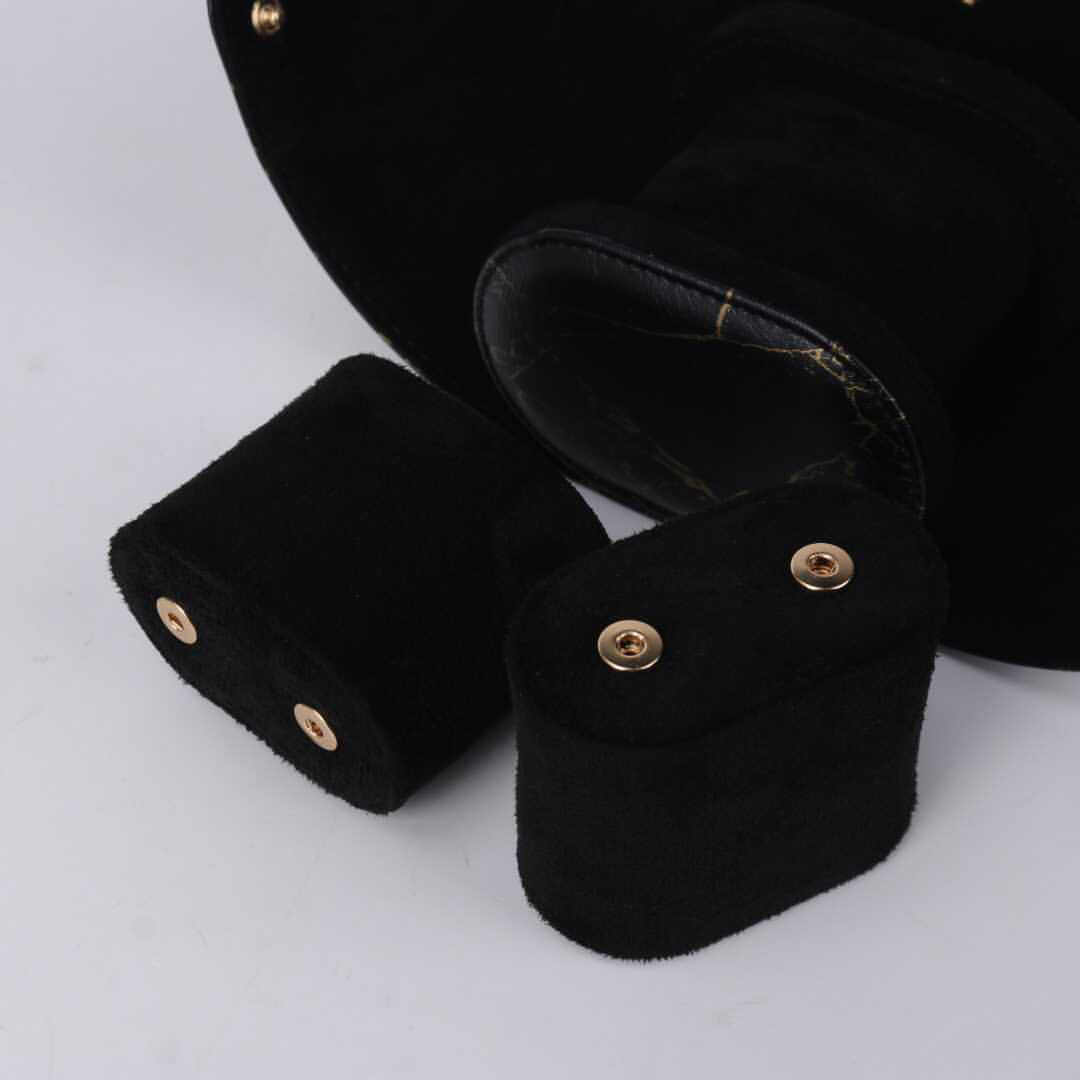 3 Watch Roll Travel Storage Case Portable Jewellery Organiser