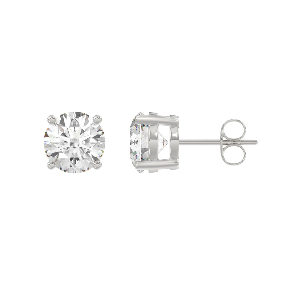 14K White Gold, flat view