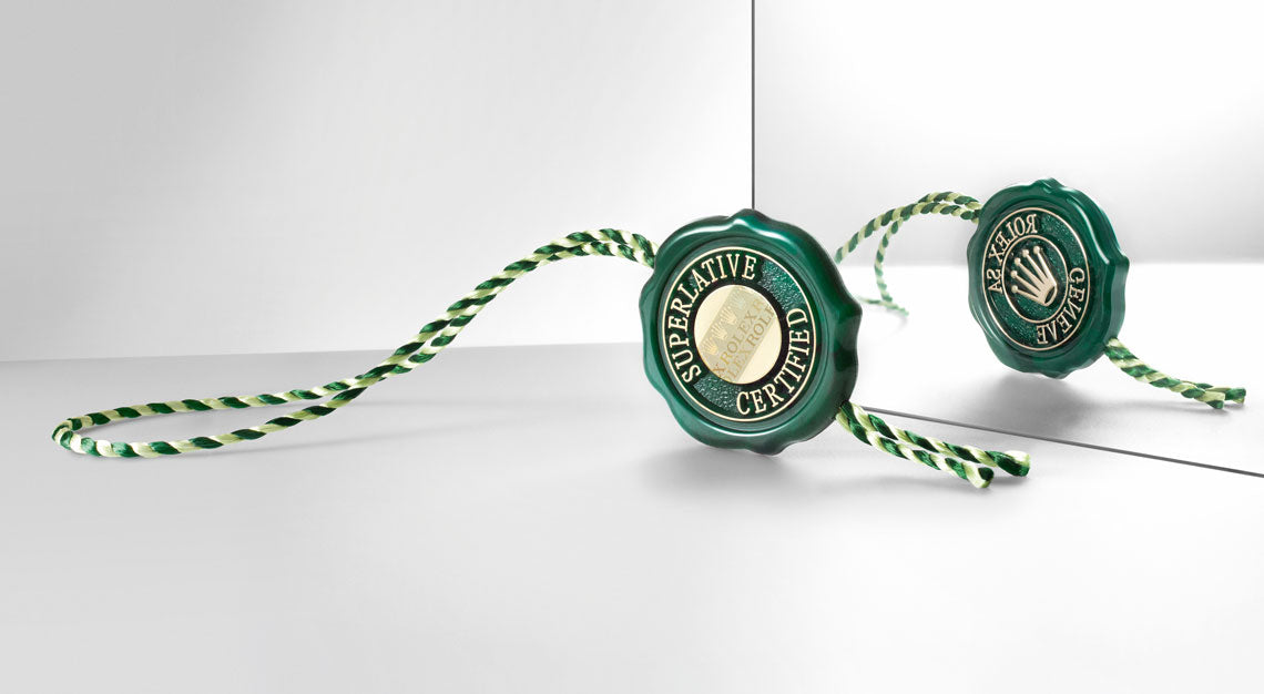 Rolex Green Swing Tag Hang Tag Authentic