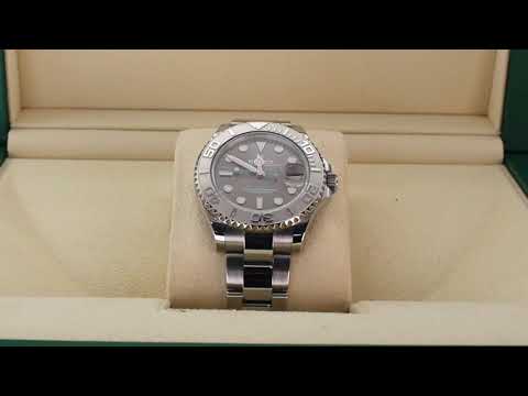 Rolex Yacht-master 37 268622 Oyster Bracelet Silver Dial Stainless Steel 2021 Unworn Condition 24-hour 37 Mm Mechanical Watch - product image from ...