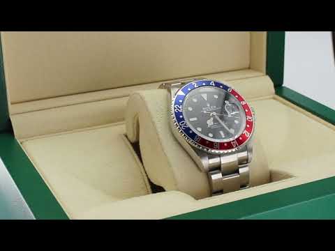 Rolex Gmt-master II 16710 Pepsi Oyster Bracelet Black Dial Stainless Steel 2008 Immaculate Condition Gmt/dual Time 40 Mm - product image from Imper...