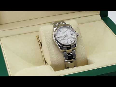 Rolex Datejust 31 178274 Oyster Bracelet White Dial Stainless Steel 2010 Pristine Condition Fluted Bezel 31 Mm Mechanical Watch - product image from Impe...