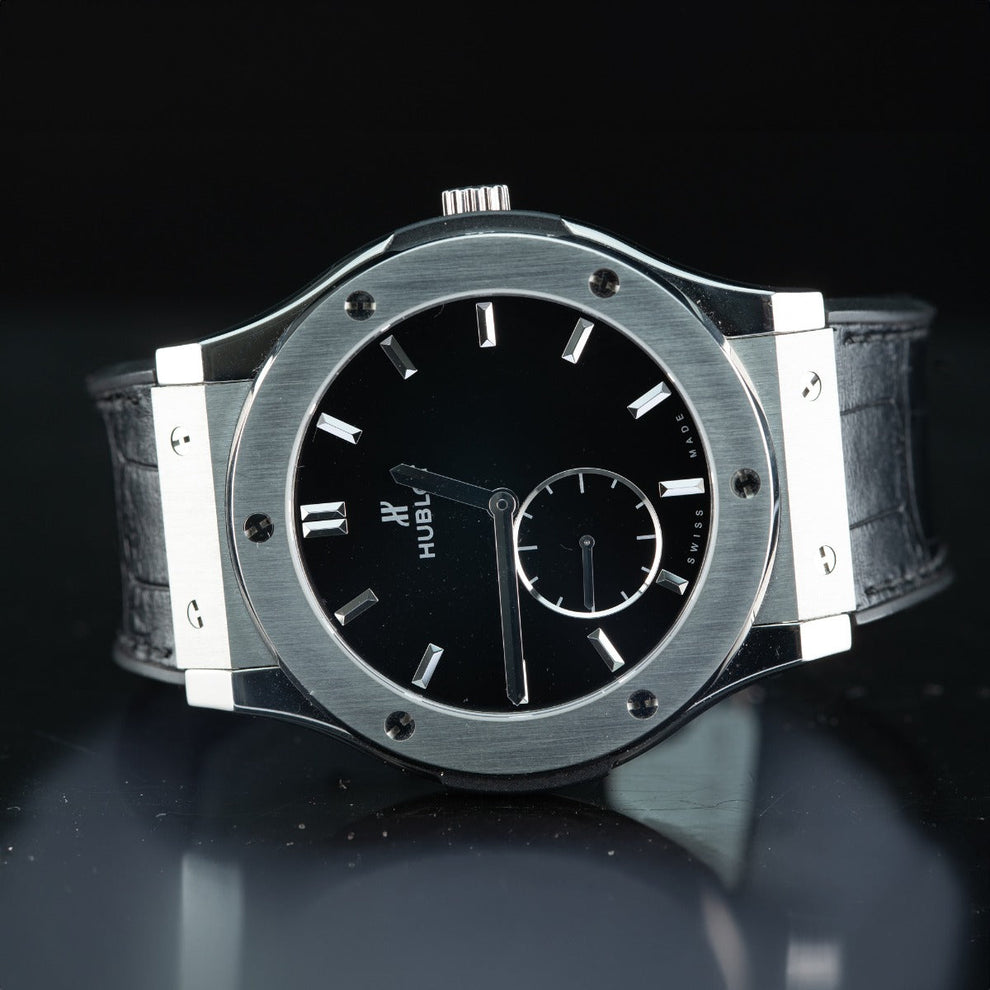 nan hublot classic fusion ultra thin 515 nx 1270 lr black dial 2021 - product image from Imperial Time UK Ltd