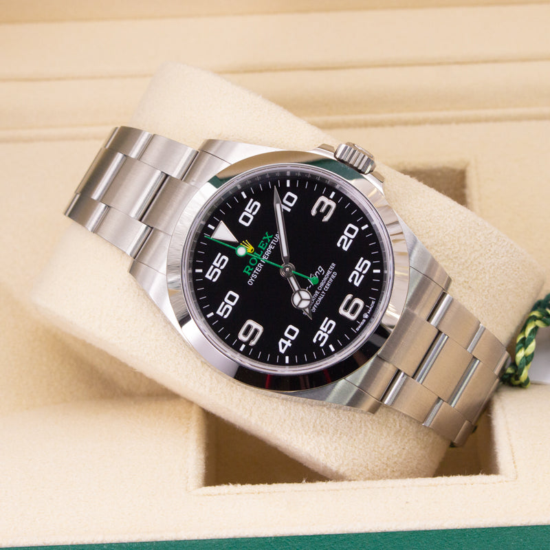 Rolex Air King 126900 Oyster Bracelet Black Dial Stainless Steel 2022 Unworn Condition Smooth Bezel 40 Mm Mechanical Watch - product image from Imperial ...