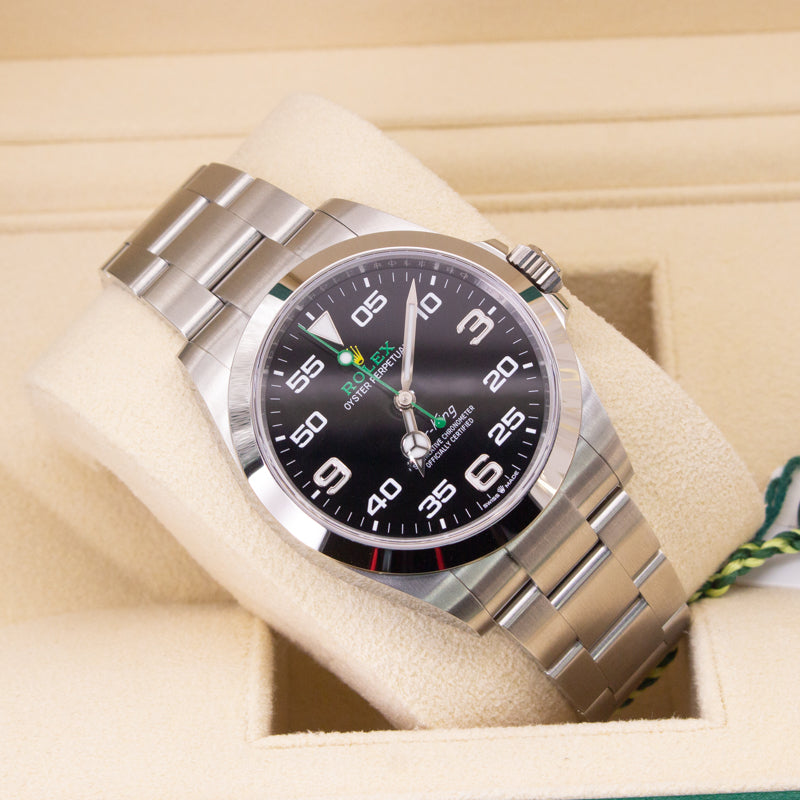 Rolex Air King 126900 Oyster Bracelet Black Dial Stainless Steel 2022 Unworn Condition Smooth Bezel 40 Mm Mechanical Watch - product image from Imperial ...