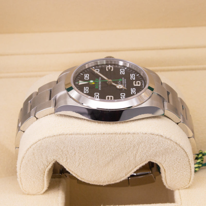 Rolex Air King 126900 Oyster Bracelet Black Dial Stainless Steel 2022 Unworn Condition Smooth Bezel 40 Mm Mechanical Watch - product image from Imperial ...