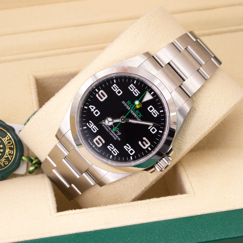 Rolex Air King 126900 Oyster Bracelet Black Dial Stainless Steel 2022 Unworn Condition Smooth Bezel 40 Mm Mechanical Watch - product image from Imperial ...