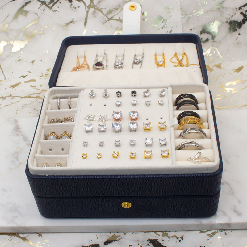 Jewellery Travel Storage Display Case Box Holder