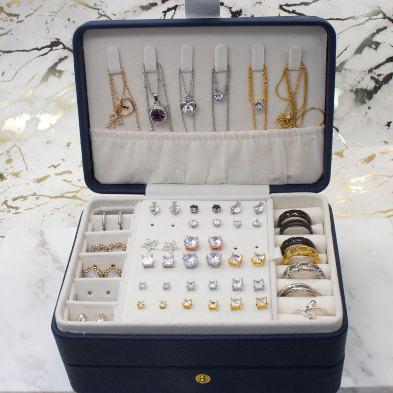 Jewellery Travel Storage Display Case Box Holder