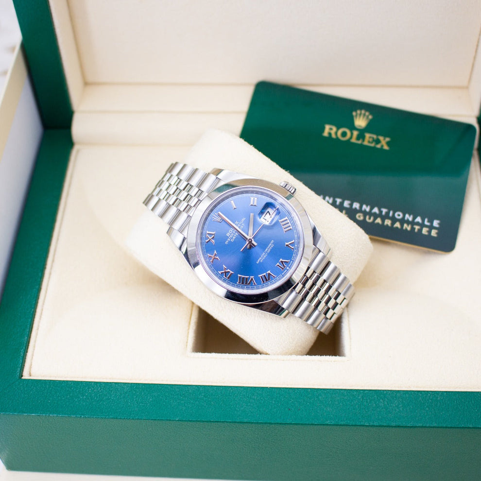 Rolex Datejust 41 126300 Jubilee Bracelet Blue Dial Stainless Steel 2026 Unworn Condition Smooth Bezel 41 Mm Mechanical Watch - product image from Imperi...