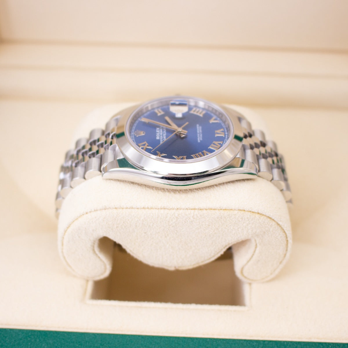Rolex DateJust 41 126300 - Azzuro Blue Roman Dial - 2021 Unworn