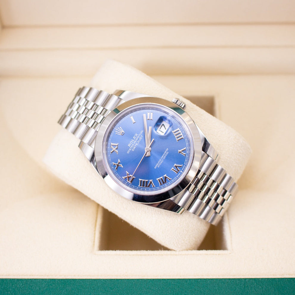 Rolex Datejust 41 126300 Jubilee Bracelet Blue Dial Stainless Steel 2026 Unworn Condition Smooth Bezel 41 Mm Mechanical Watch - product image from Imperi...