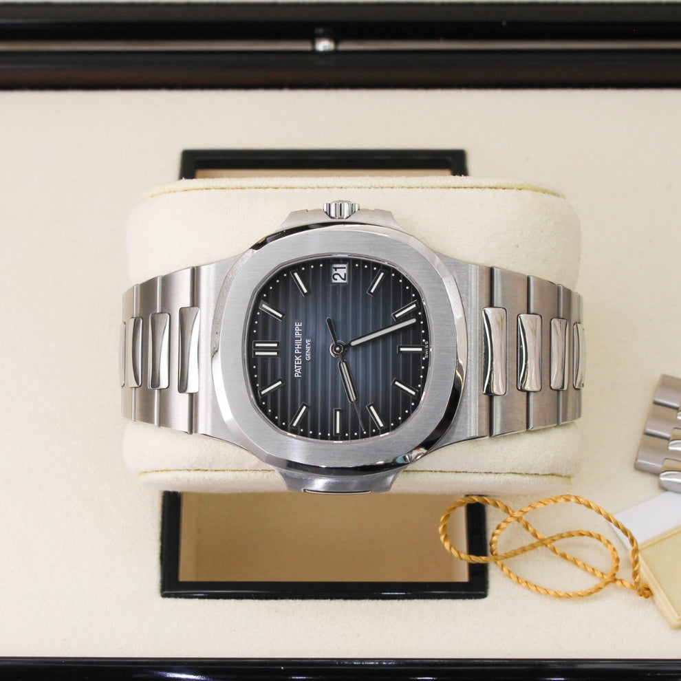 nan patek philippe nautilus 5711 1a 010 blue dial discontinued 2018 - product image from Imperial Time UK Ltd