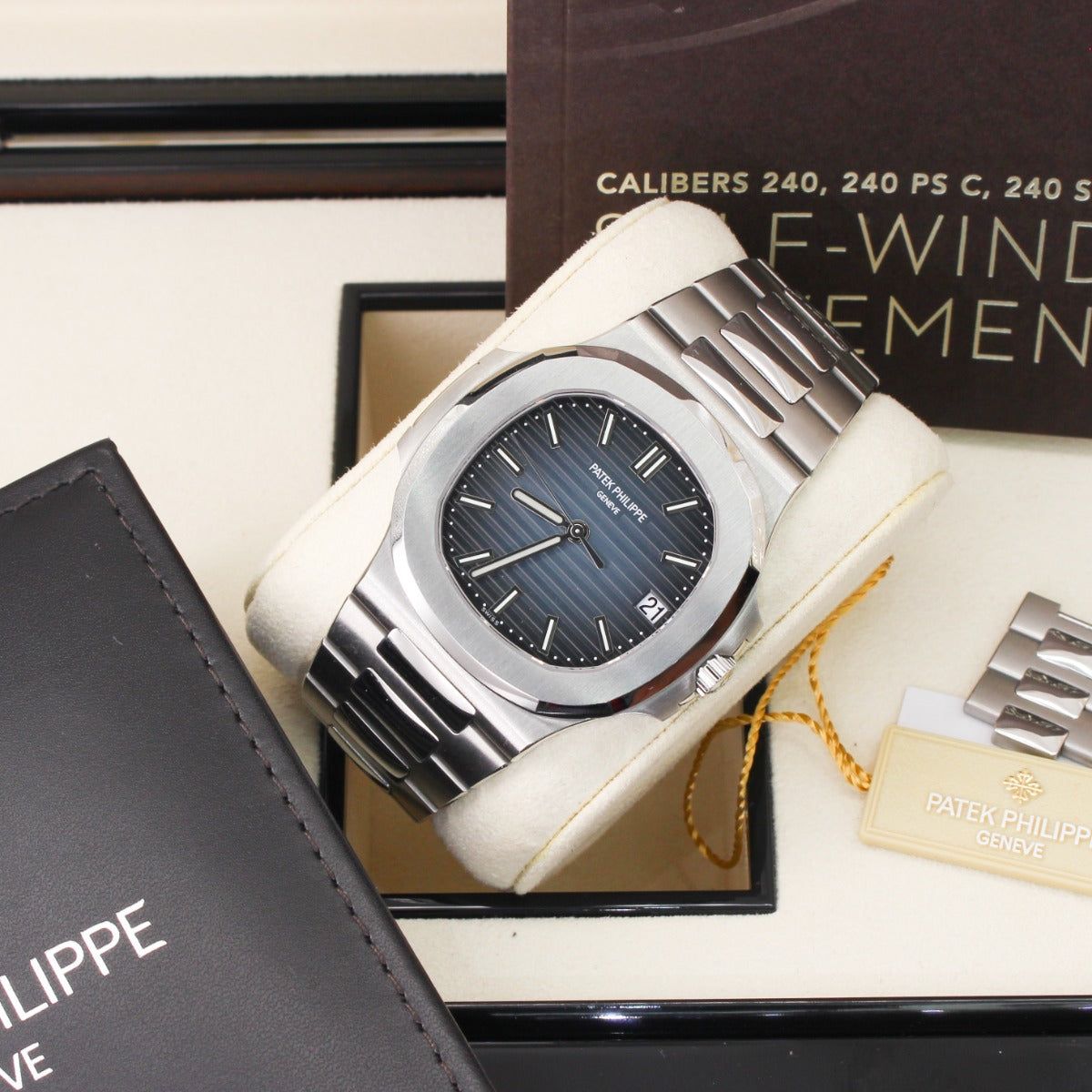 nan patek philippe nautilus 5711 1a 010 blue dial discontinued 2018 - product image from Imperial Time UK Ltd