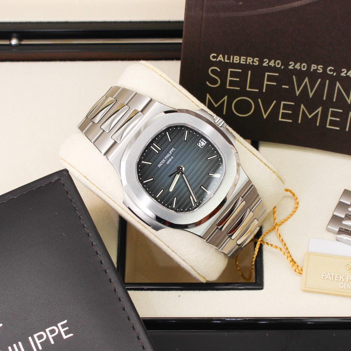 nan patek philippe nautilus 5711 1a 010 blue dial discontinued 2018 - product image from Imperial Time UK Ltd