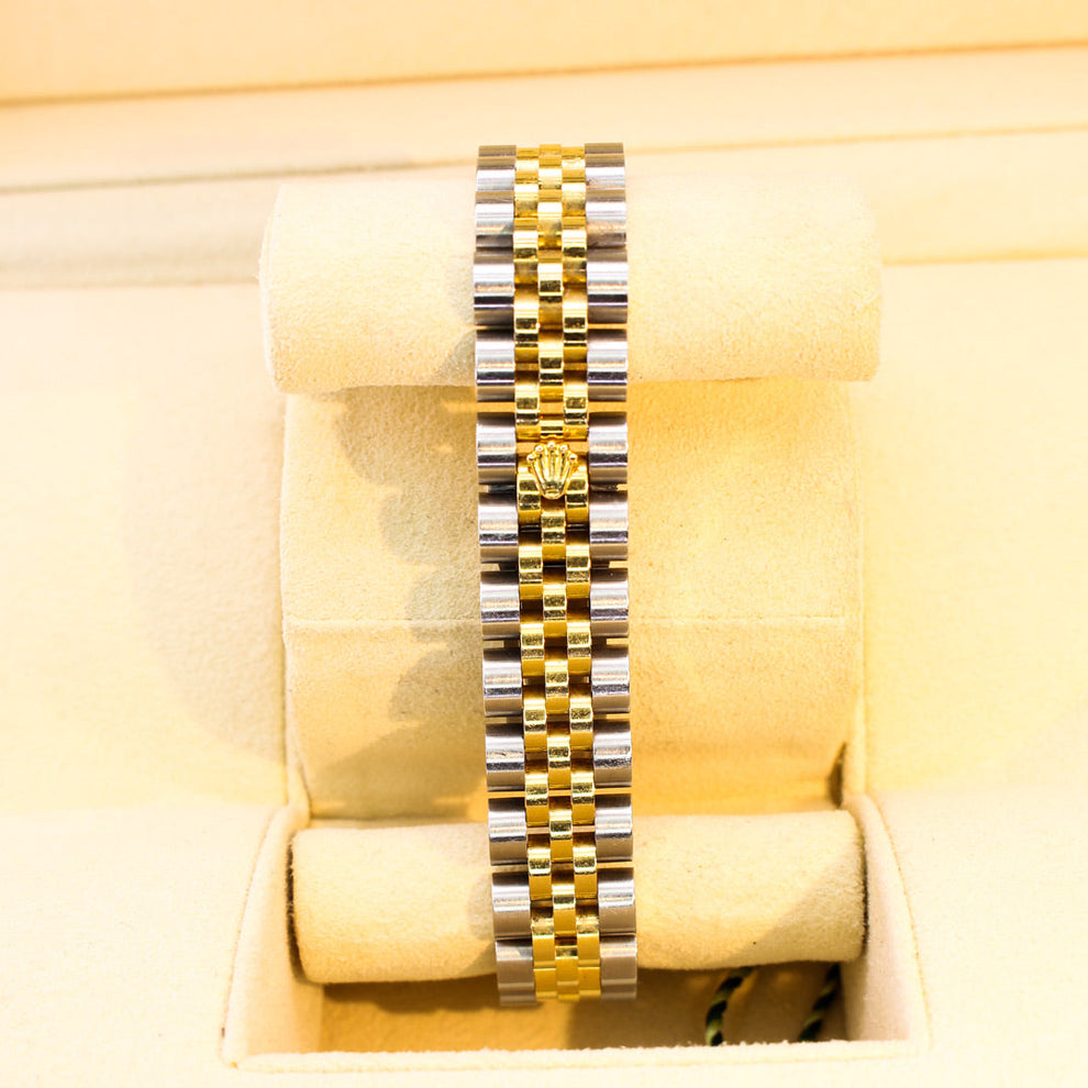 Rolex Lady Datejust 179173 Jubilee Bracelet Gold Dial Yellow Gold 2013 Unworn Condition Fluted Bezel 26 Mm Mechanical Watch - product image from Imperial...