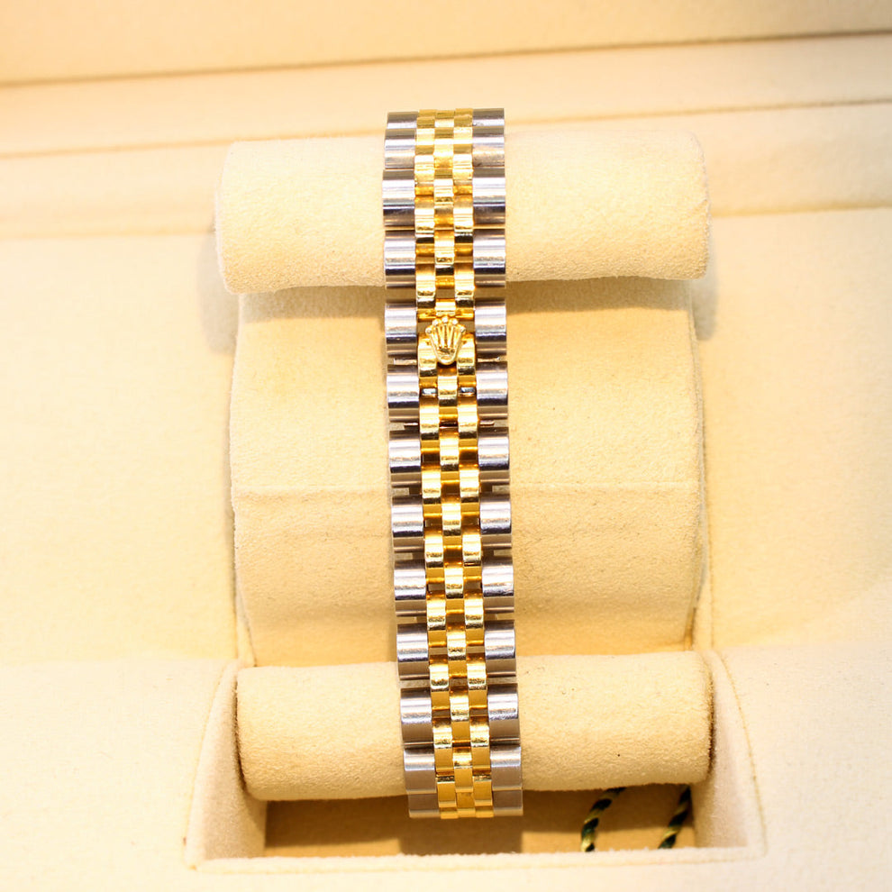 Rolex Lady Datejust 179173 Jubilee Bracelet Gold Dial Yellow Gold 2013 Unworn Condition Fluted Bezel 26 Mm Mechanical Watch - product image from Imperial...