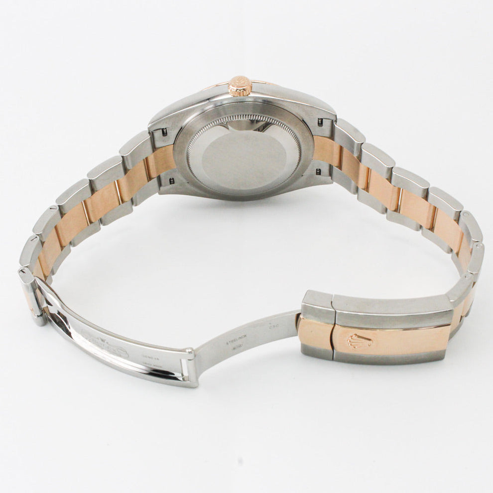 Rolex Datejust 41 126331 Oyster Bracelet Brown Dial Rose Gold Pristine Condition Fluted Bezel 41 Mm Mechanical Watch - product image from Imperial Time U...