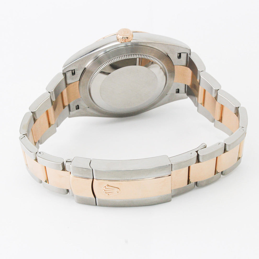 Rolex Datejust 41 126331 Oyster Bracelet Brown Dial Rose Gold Pristine Condition Fluted Bezel 41 Mm Mechanical Watch - product image from Imperial Time U...