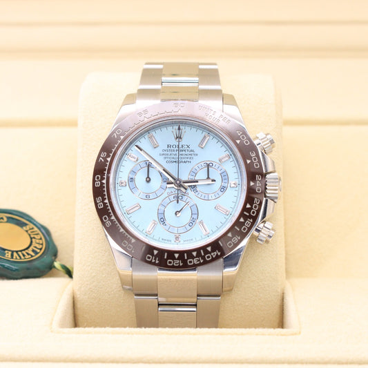 Rolex Daytona 116506 Platinum Baguette Diamond 2021