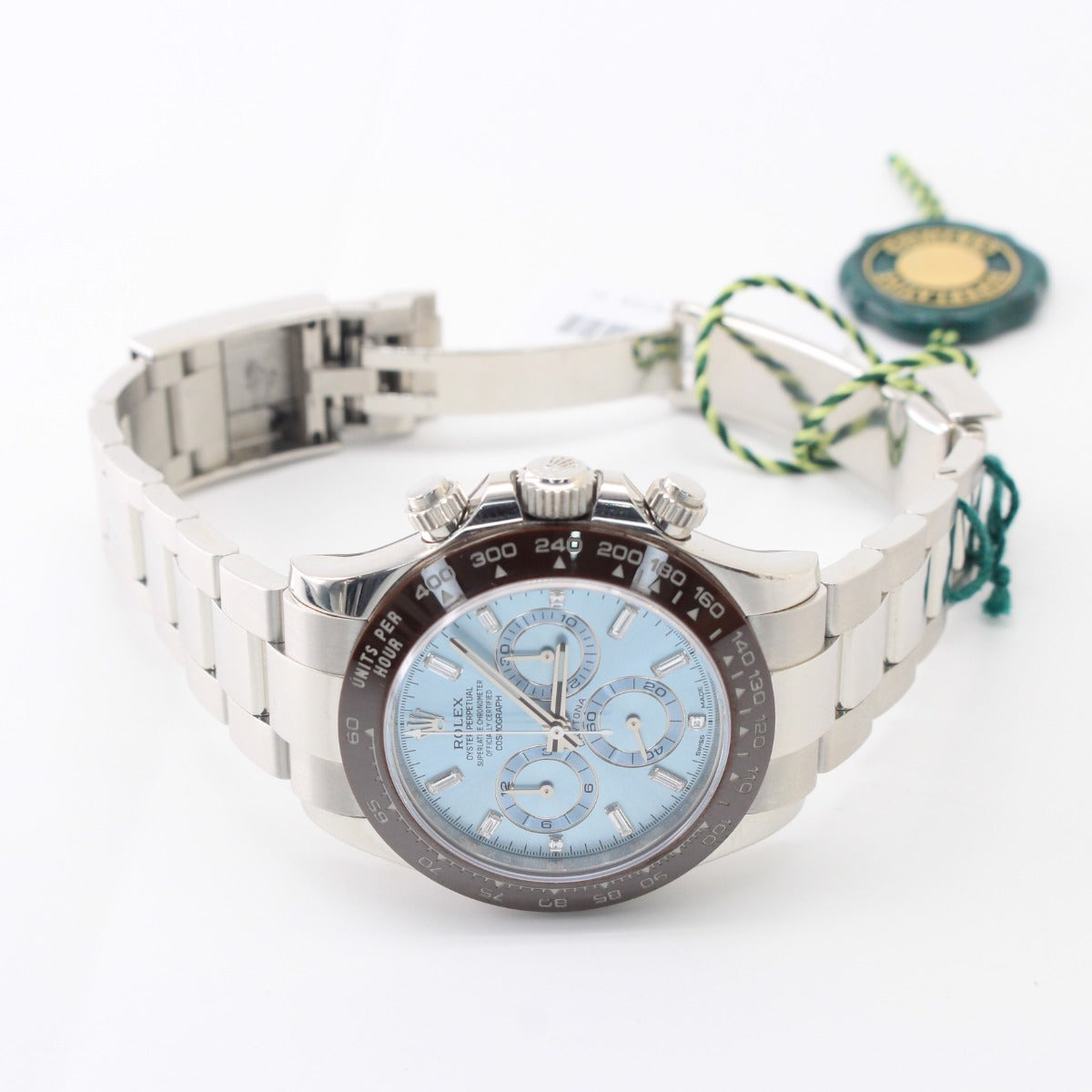 Rolex Daytona 116506 Platinum Baguette Diamond 2021