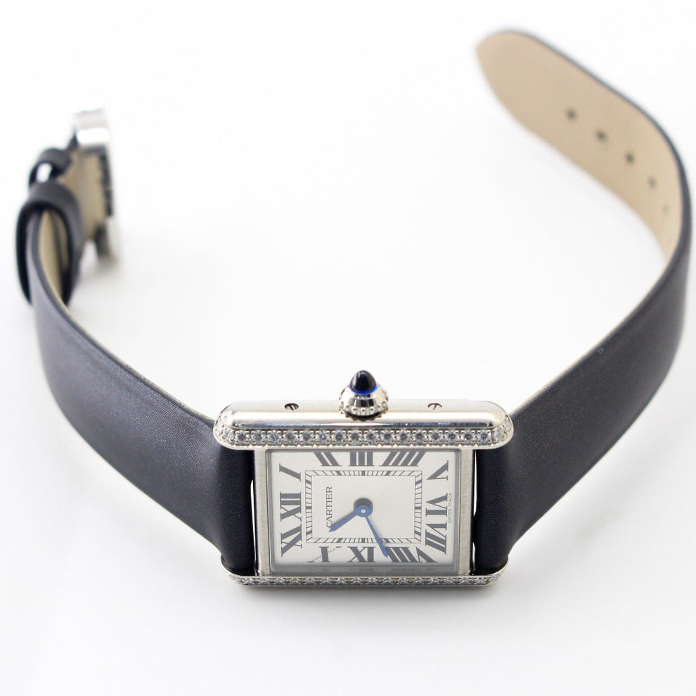 nan cartier tank must watch small model quartz movement - product image from Imperial Time UK Ltd