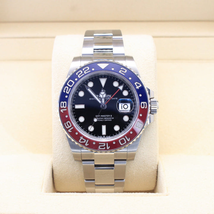Rolex Gmt-master II 2023 Pepsi Oyster Bracelet Black Dial Stainless Steel 2023 Pristine Condition Gmt/dual Time 40 Mm - product image from Imperial...
