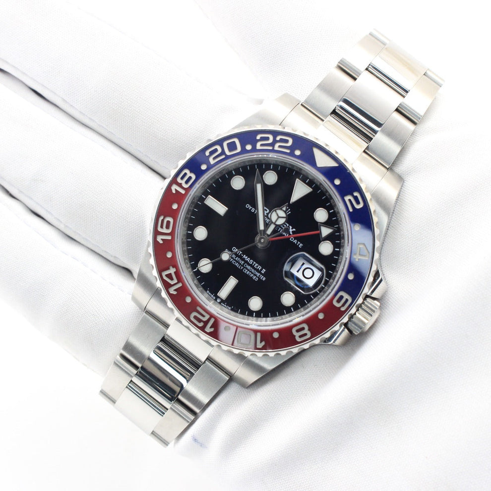 Rolex Gmt-master II 2023 Pepsi Oyster Bracelet Black Dial Stainless Steel 2023 Pristine Condition Gmt/dual Time 40 Mm - product image from Imperial...