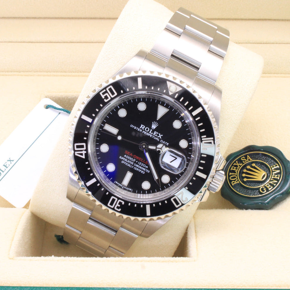 Rolex Sea Dweller 126600 Oyster Bracelet Black Dial Stainless Steel 2020 Unworn Condition Fixed 44 Mm Mechanical Watch - product image from Imperia...