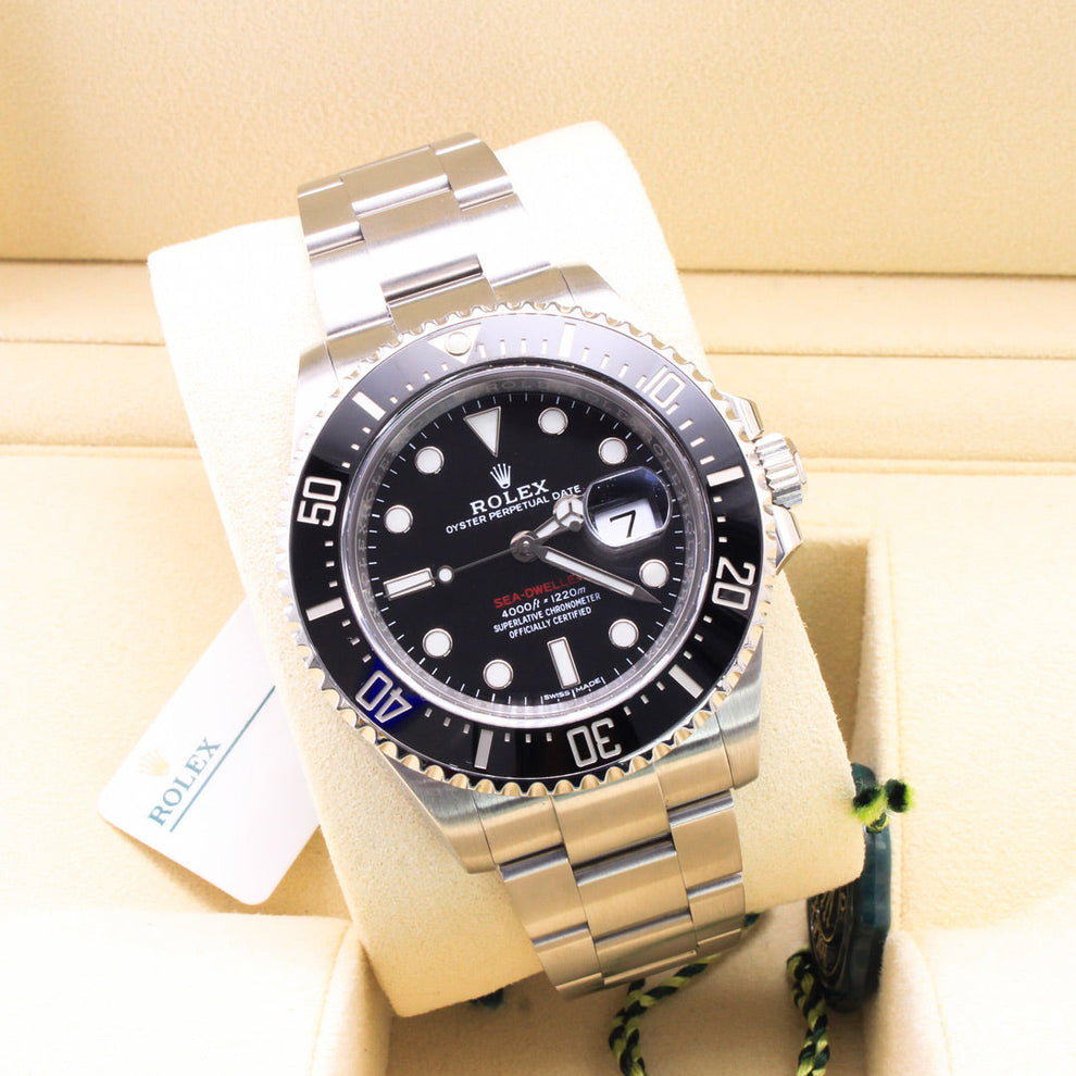 Rolex Sea Dweller 126600 Oyster Bracelet Black Dial Stainless Steel 2020 Unworn Condition Fixed 44 Mm Mechanical Watch - product image from Imperia...