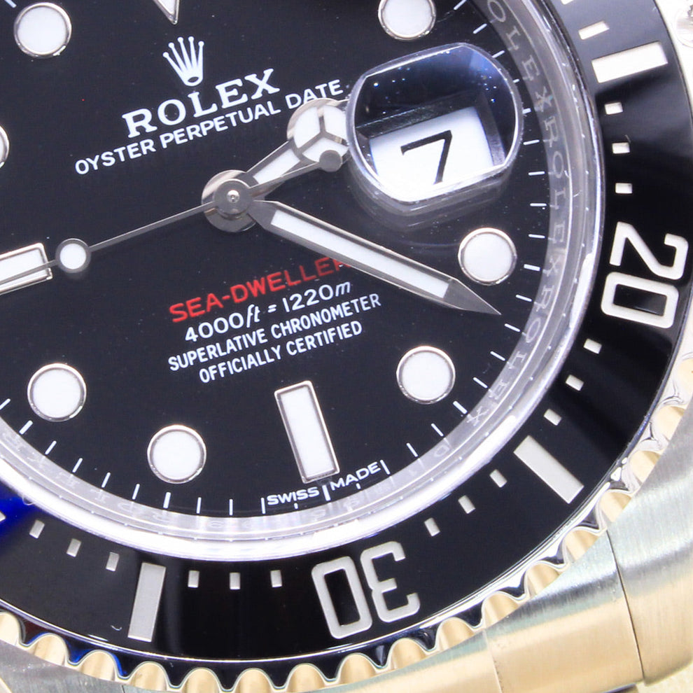 Rolex Sea Dweller 126600 Oyster Bracelet Black Dial Stainless Steel 2020 Unworn Condition Fixed 44 Mm Mechanical Watch - product image from Imperia...