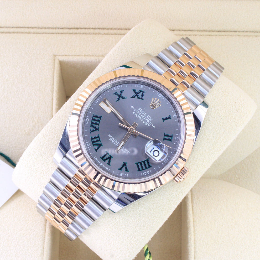 Rolex Datejust 41 126331 Wimbledon Jubilee Bracelet Silver Dial Stainless Steel 2025 Unworn Condition Fluted Bezel 41 Mm Mechanical - product image from ...