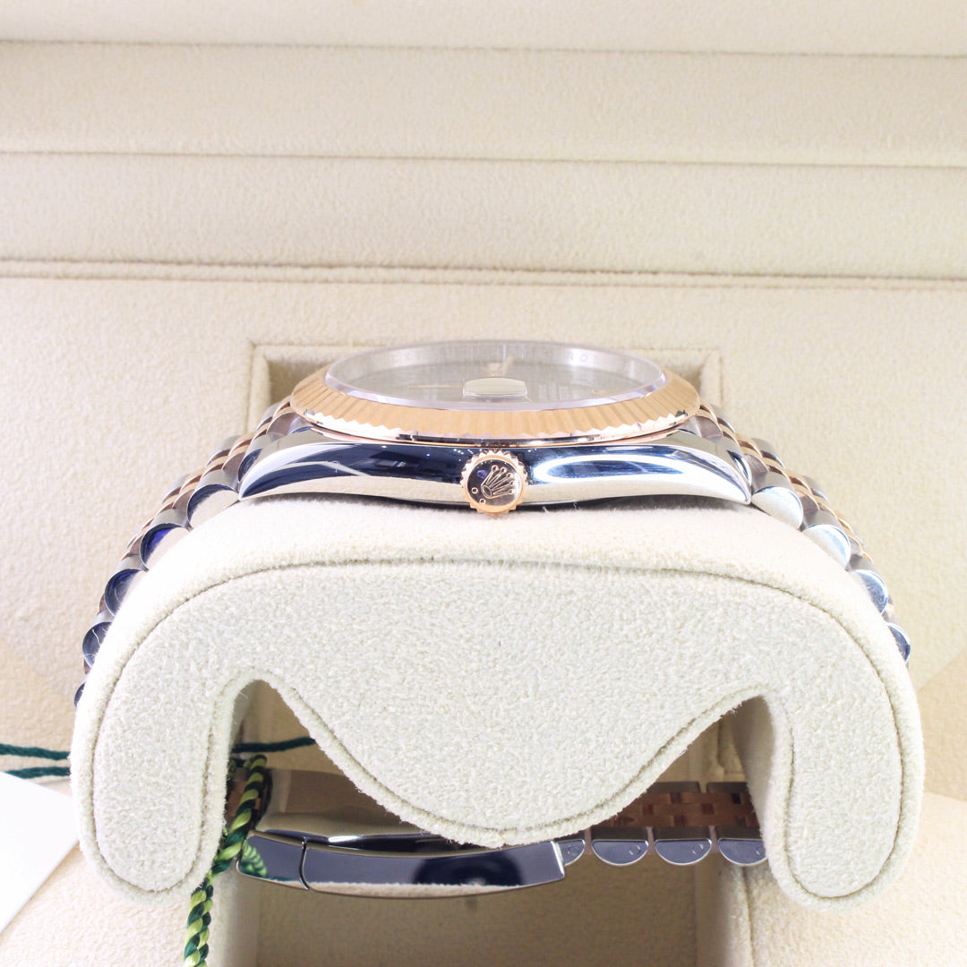 Rolex DateJust 41 126331 Bi - Metal Wimbledon Roman Dial 2023