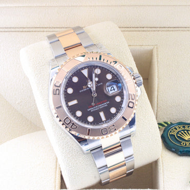 Rolex Yacht-master 40 126621 Oyster Bracelet Brown Dial Rose Gold 2023 Unworn Condition Fluted Bezel 40 Mm Mechanical Watch - product image from Imperial...