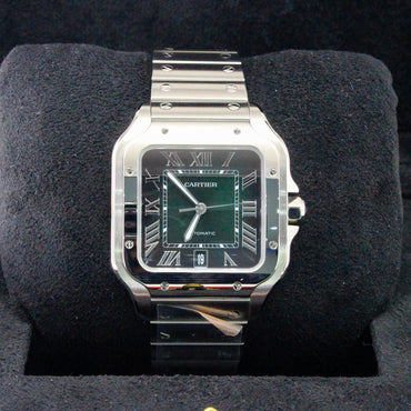 Cartier Santos WSSA0062 Green Dial Large No Papers