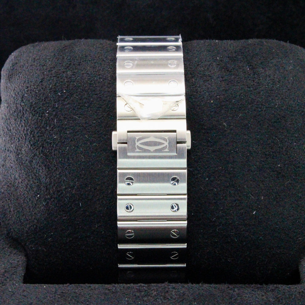 nan santos de cartier wssa0062 large 2024 interchangeable leather strap - product image from Imperial Time UK Ltd