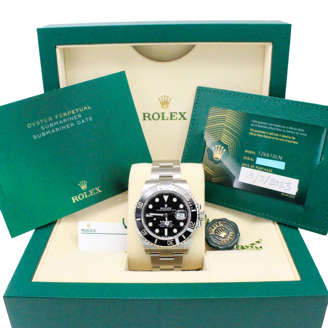 Rolex Submariner Date 126610LN Black Dial Oyster Bracelet 2023
