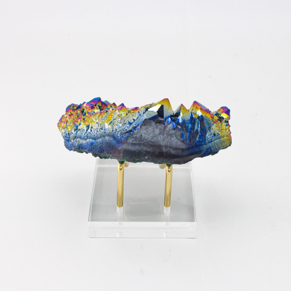 Crystal Display Transparent Stand Easel Rack for Minerals Crystal Holder Support