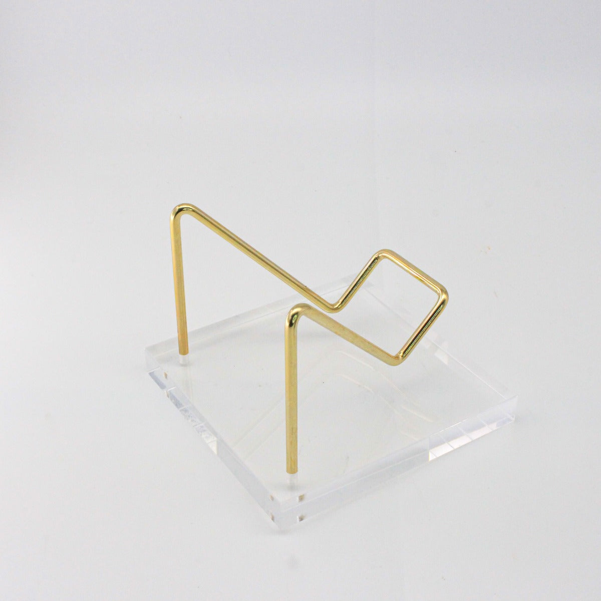 Crystal Display Transparent Stand Easel Rack for Minerals Crystal Holder Support
