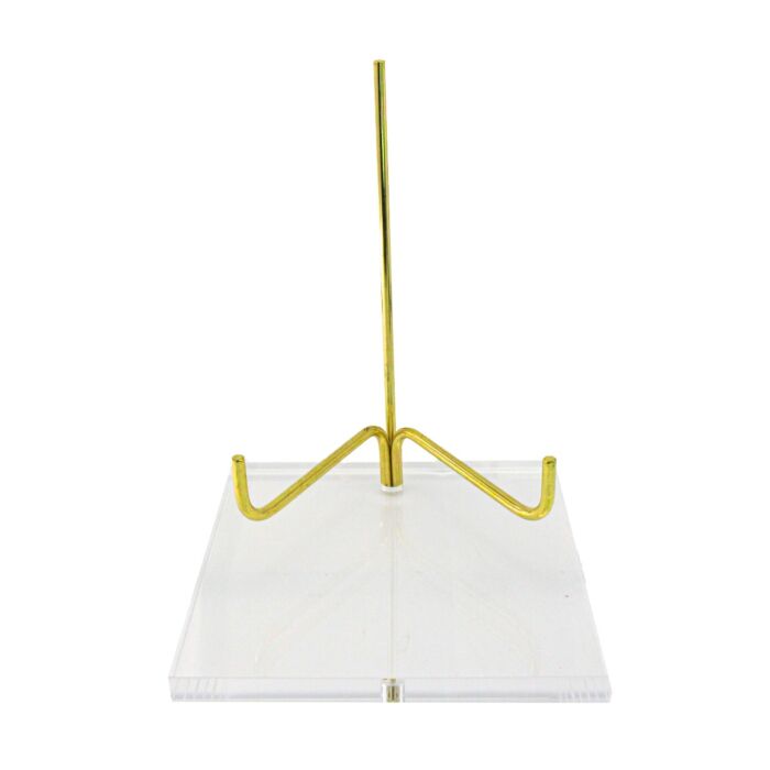 Acrylic Base Crystal Display Transparent Stand Easel Rack for Minerals Crystal Holder Support