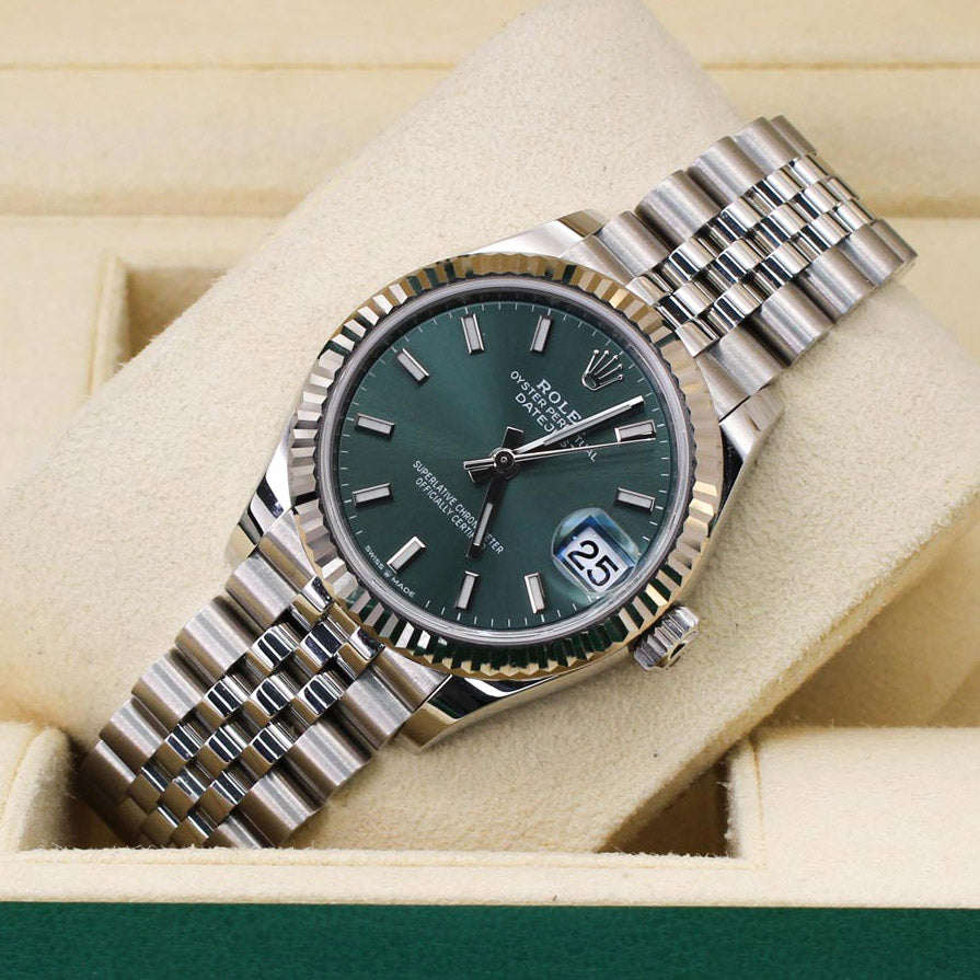Rolex Datejust 31 278274 Jubilee Bracelet Green Dial Stainless Steel 2026 Unworn Condition Fixed 31 Mm Mechanical Watch - product image from Imperi...
