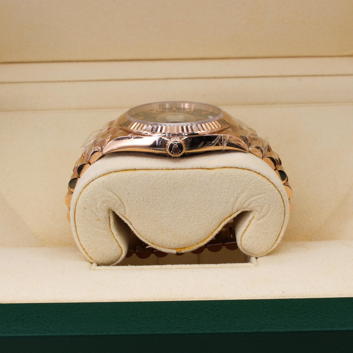 Rolex Daydate 228235 Rose Gold Green Dial