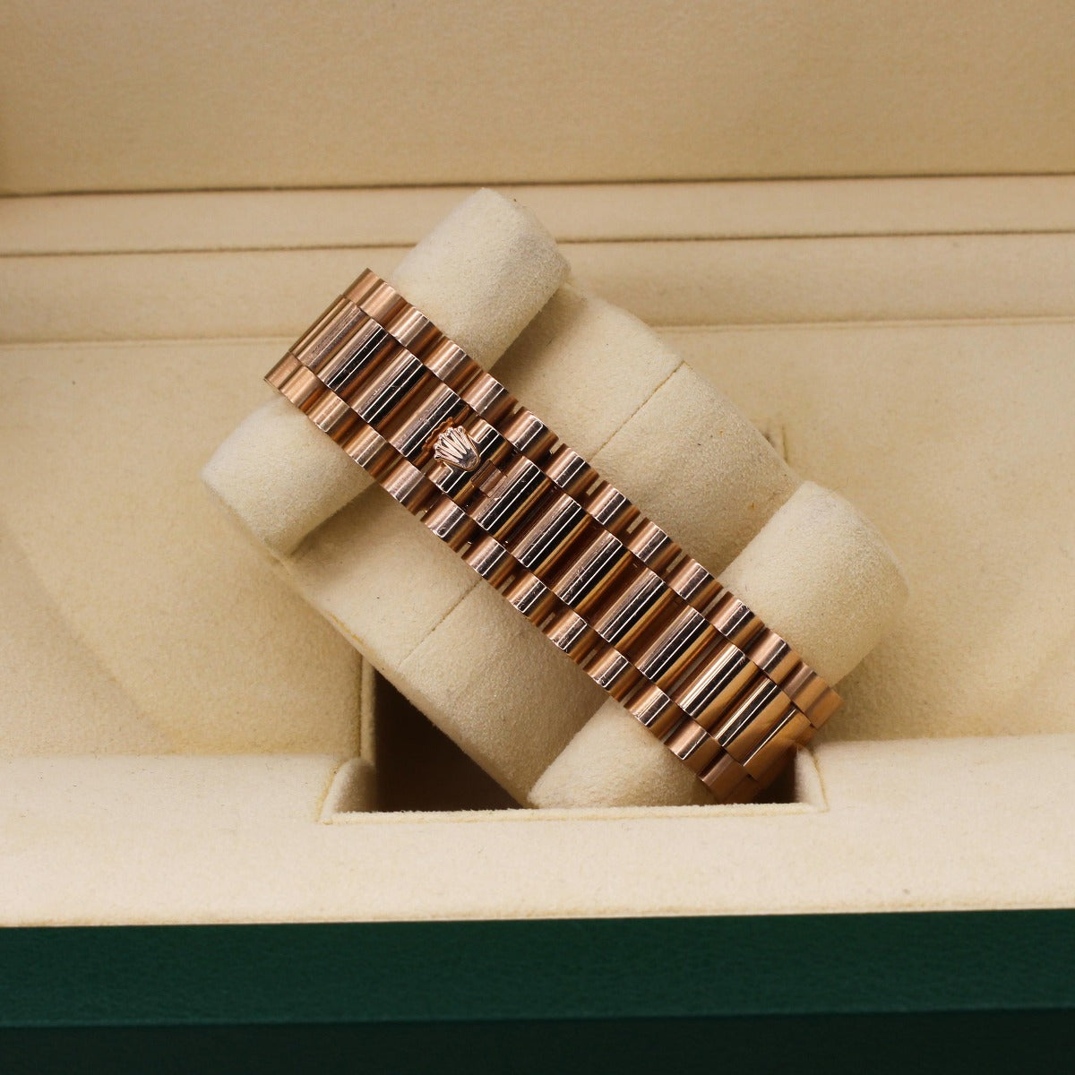 Rolex Daydate 228235 Rose Gold Green Dial