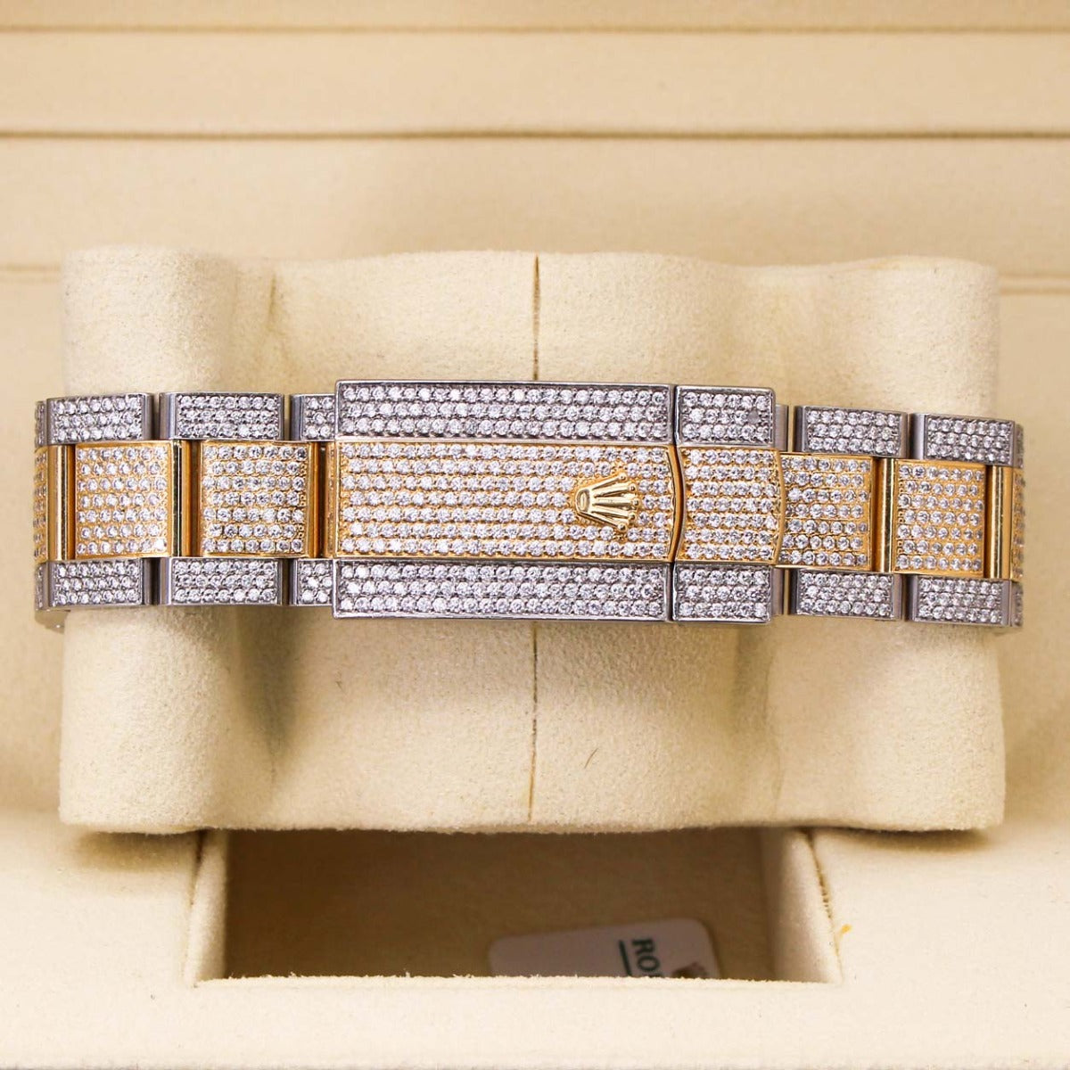 Rolex Sky-Dweller 326933 Diamond Two Tone Oyster Bust Down