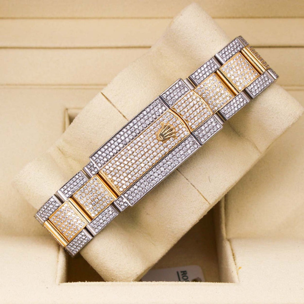 Rolex Sky-dweller Diamond 326933 Oyster Bracelet White Dial Yellow Gold Pristine Condition Diamond 42 Mm Mechanical Watch - product image from Impe...