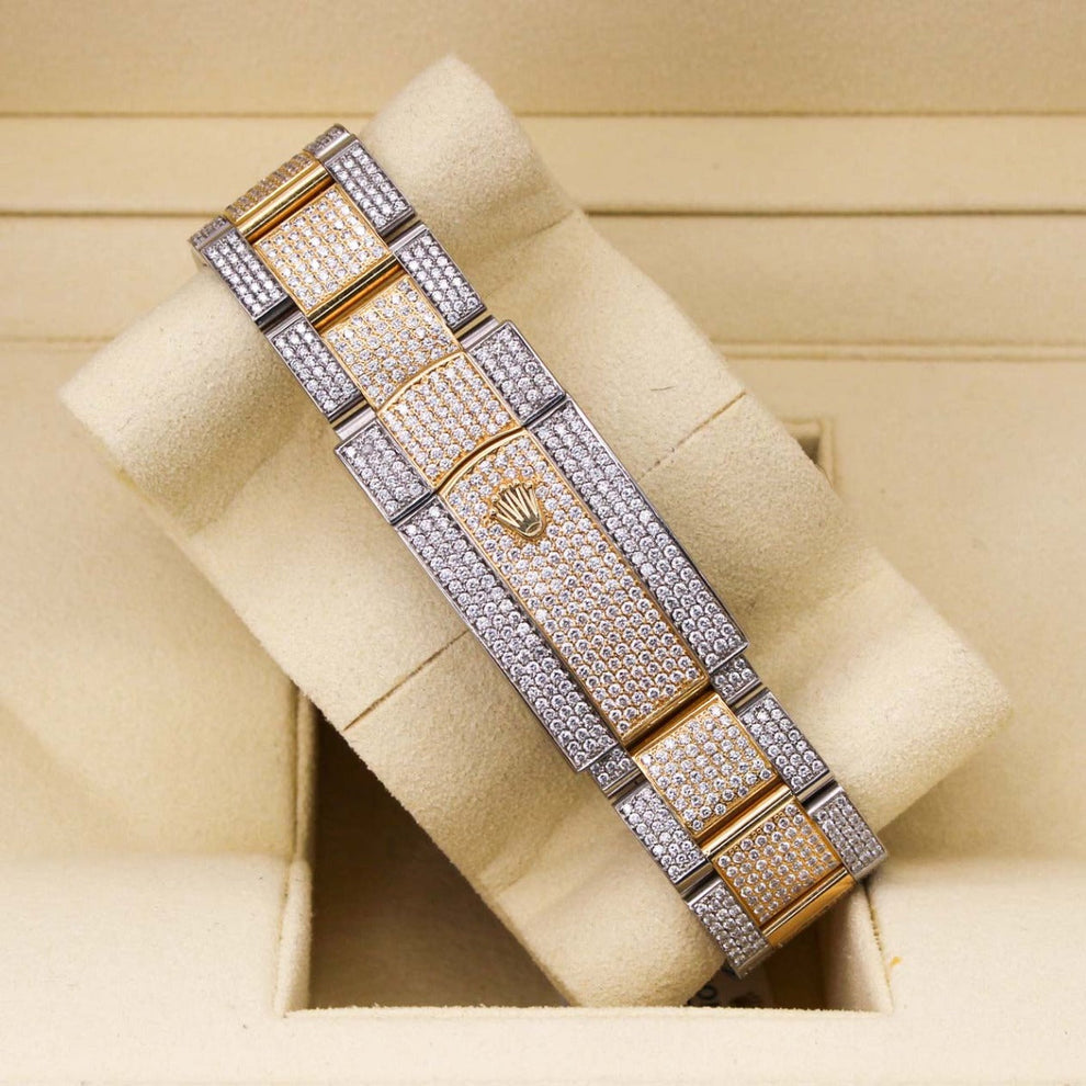 Rolex Sky-dweller Diamond 326933 Oyster Bracelet White Dial Yellow Gold Pristine Condition Diamond 42 Mm Mechanical Watch - product image from Impe...