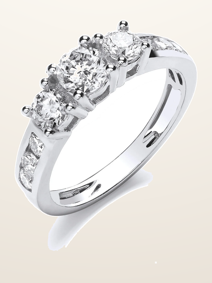 IT_ROLE:detail_crop | 18ct White 1.00ct Diamond Ring