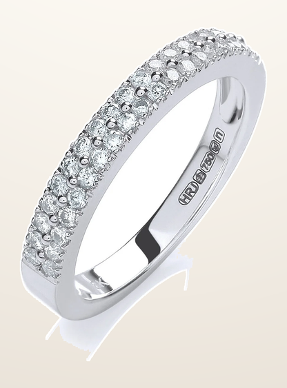 IT_ROLE:detail_crop | 18ct White Gold 0.35ctw Diamond Eternity Ring