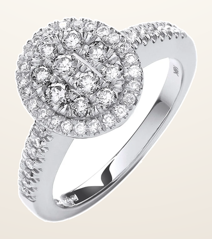 IT_ROLE:detail_crop | 18ct White Gold 0.50ct Diamond Dress Ring
